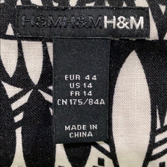 H&M 100% linen skirt with pockets - Picture 2 of 3